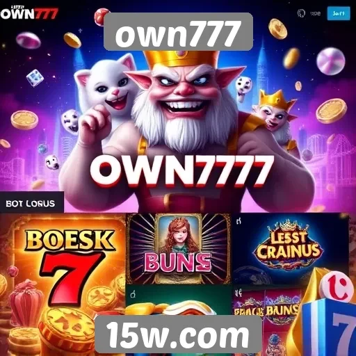 Jogos populares disponíveis na plataforma own777